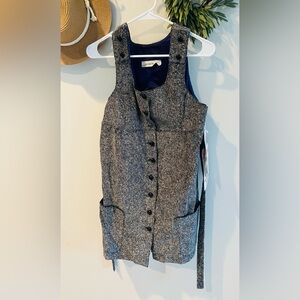 Vintage New NWT artbro jumper romper button up down small medium